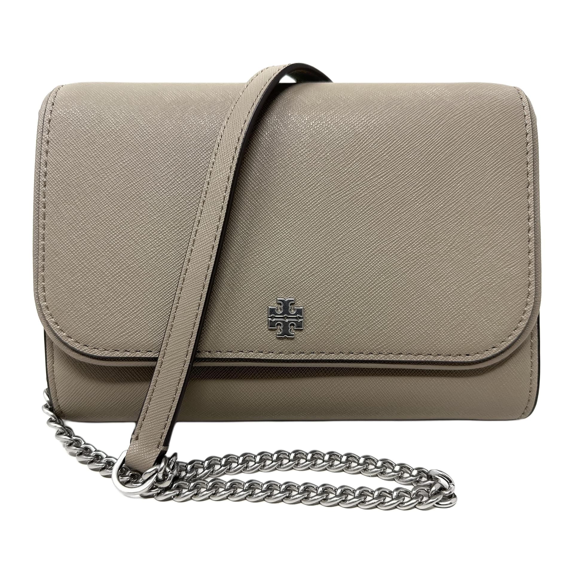 Сумка через плечо Tory Burch Emerson Кожа Сумка через плечо Женская Серый Мел - изображение 1