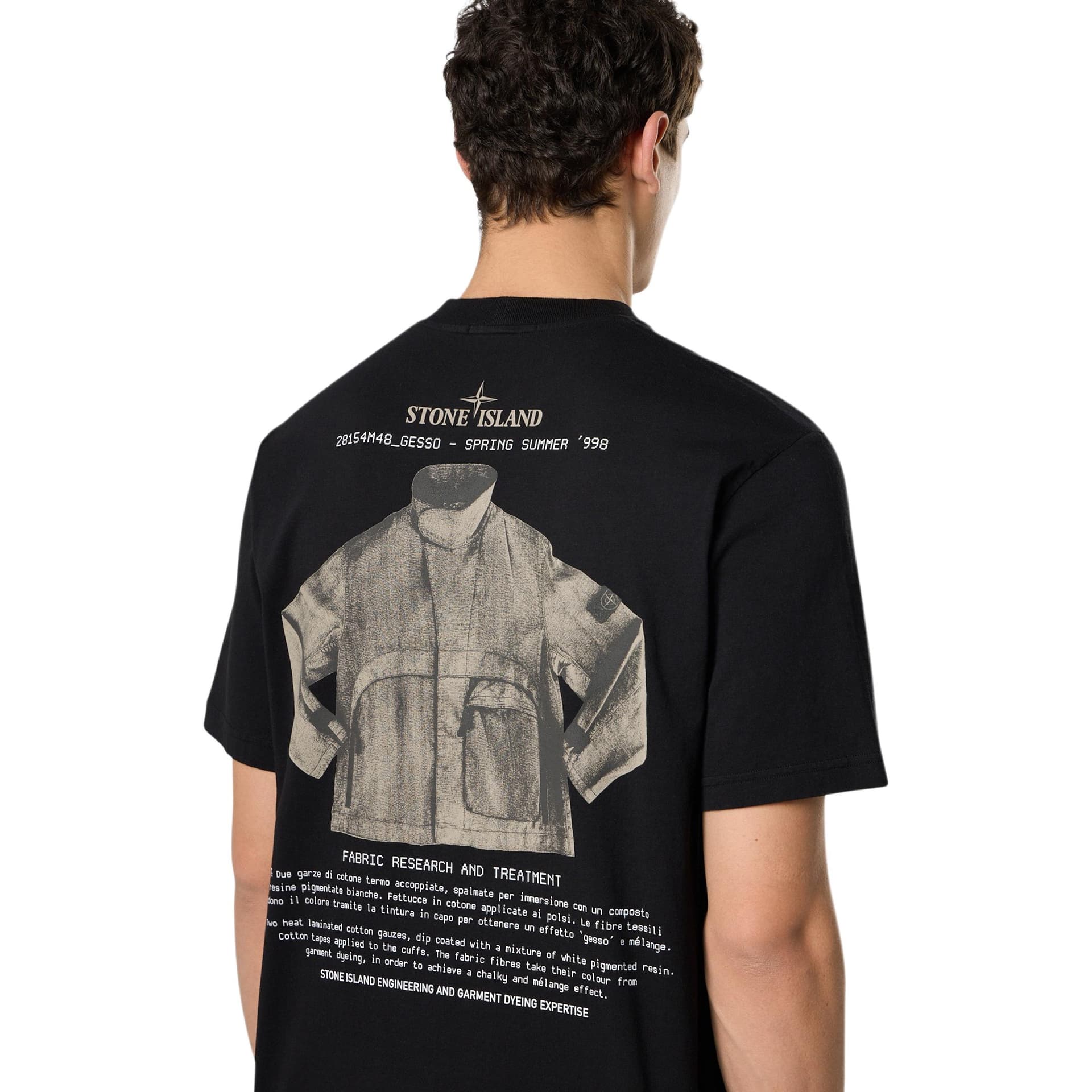 Футболка Stone Island T-Shirt Black - изображение 4