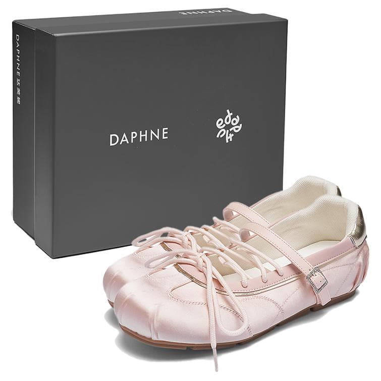 Daphne PU (полиуретан) текстиль грубый каблук туфли Мэри Джейн 3 см женские - изображение 3