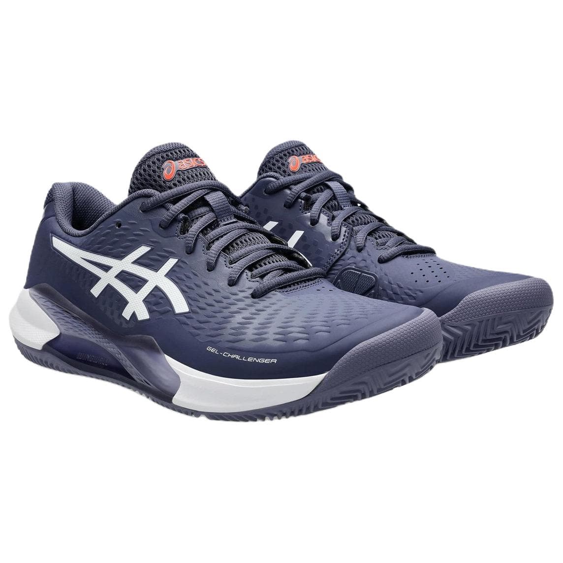 Кроссовки для тенниса Asics Gel Challenger 14 Low Топ Теннисная Обувь Мужская Фиолетовая Белая - изображение 3