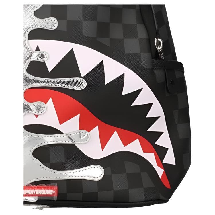 Рюкзак SPRAYGROUND Рюкзак из искусственной кожи унисекс черный серый - изображение 4