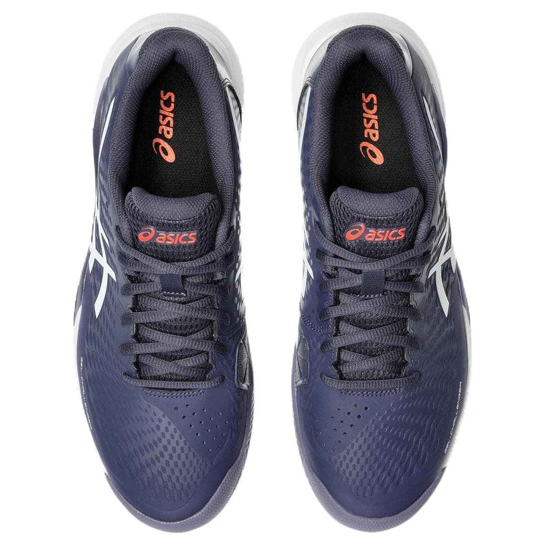 Кроссовки для тенниса Asics Gel Challenger 14 Low Топ Теннисная Обувь Мужская Фиолетовая Белая - изображение 4