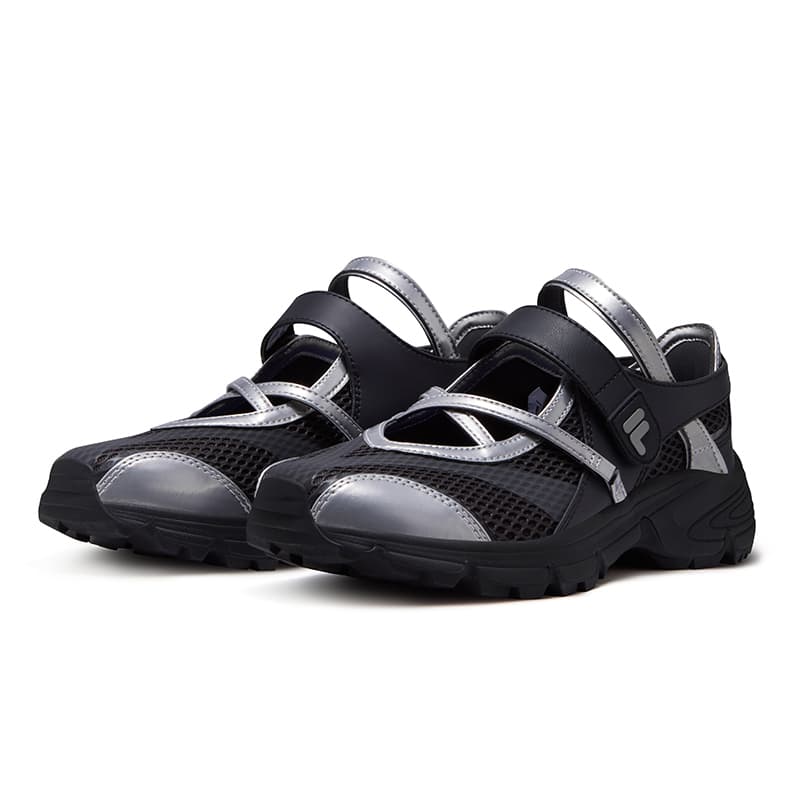 FILA FUSION Туфли Мэри Джейн Женские Черные Серые - изображение 3
