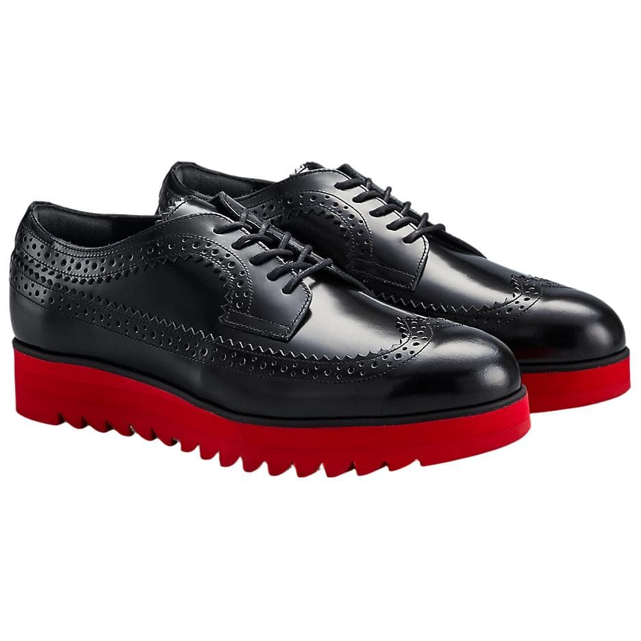 Onitsuka Tiger BROGUE Мягкий и Комфортный Повседневный Кожаный Туфли Женские Черные - изображение 3