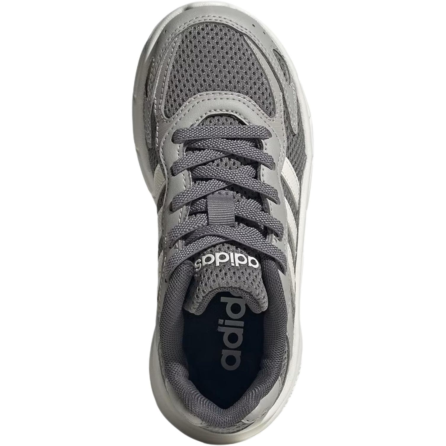 Кроссовки Adidas ECLYPTIX 2000 Устойчивый к истиранию Дышащие Низкие Кроссовки для Бега Серый Белый Детские - изображение 5