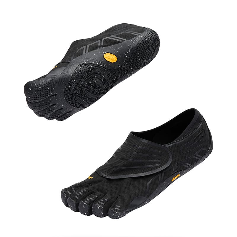 Кроссовки для спортзала Vibram GROUNDSPLAY FIVE Fingers Обувь Покрытие Легкий Быстросохнущий Низкий Верх Тренировочные Кроссовки Женские Черный - изображение 3