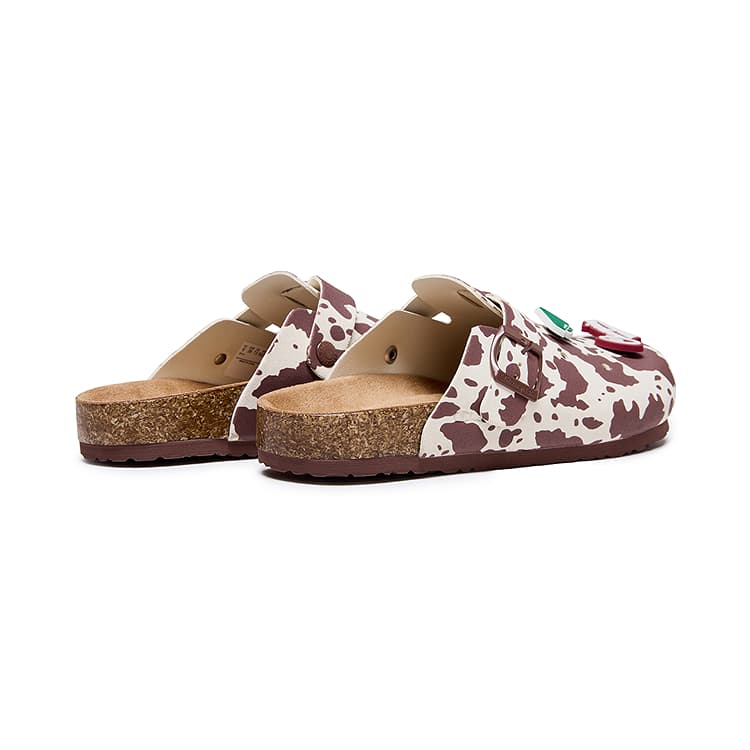 Сандалии Champion ЭВА Пластик Сабо Резина Стиль Обувь Birkenstock Унисекс Карамельный Коричневый Лён - изображение 4
