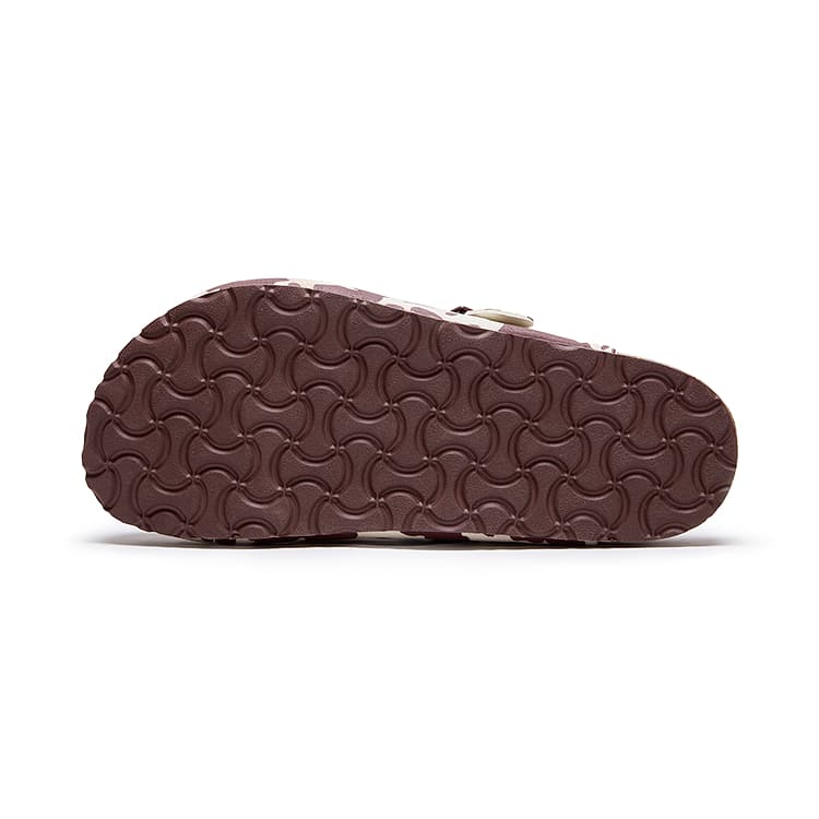 Сандалии Champion ЭВА Пластик Сабо Резина Стиль Обувь Birkenstock Унисекс Карамельный Коричневый Лён - изображение 5