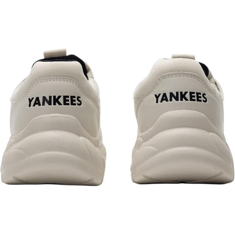 Кроссовки MLB Chunky Аbrasion Resistant Дышащий Низкий Верх Повседневная Обувь Бежевый Детский - изображение 5