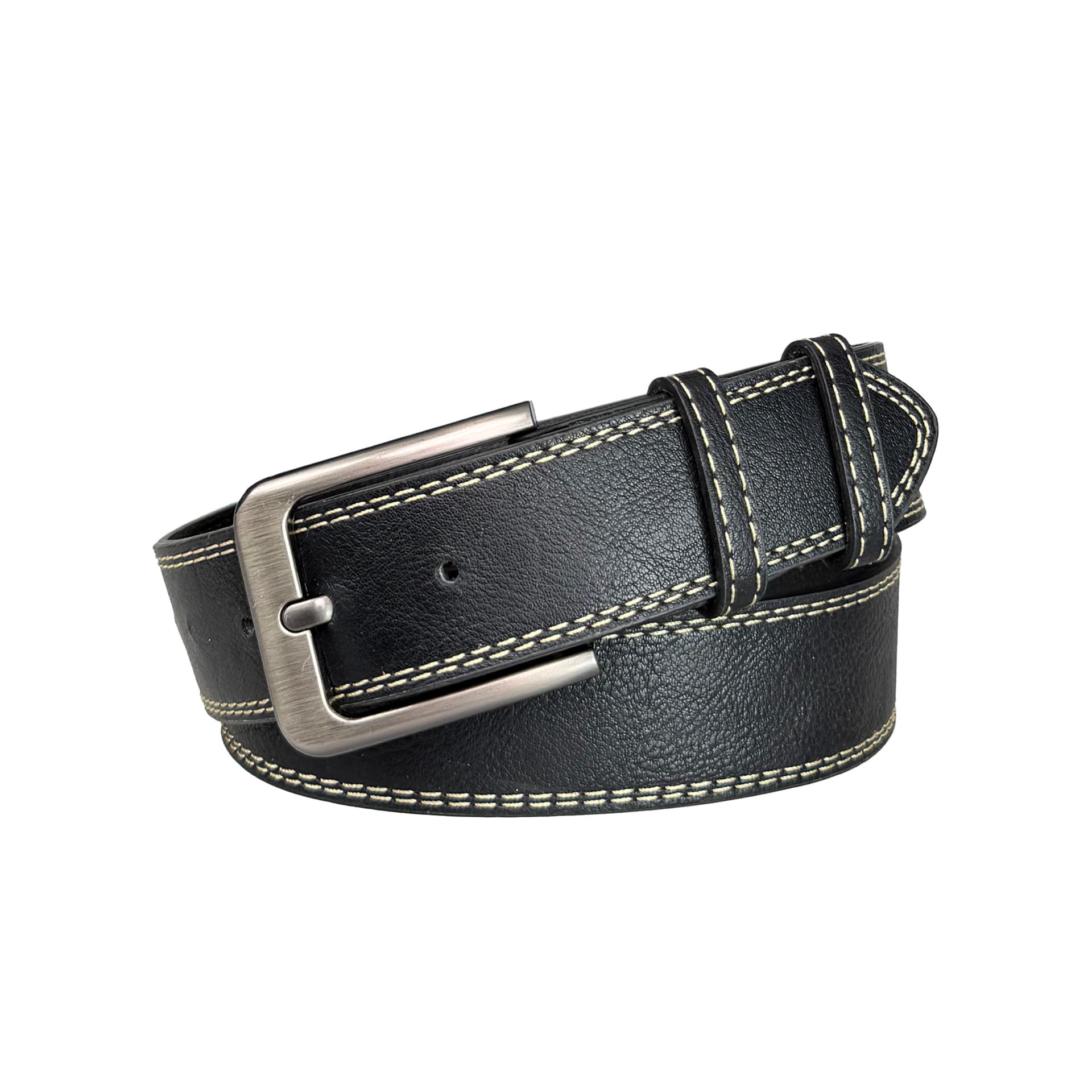 Ремень JEANSWEST Кожаные ремни Мужской 3,5 см - изображение 4
