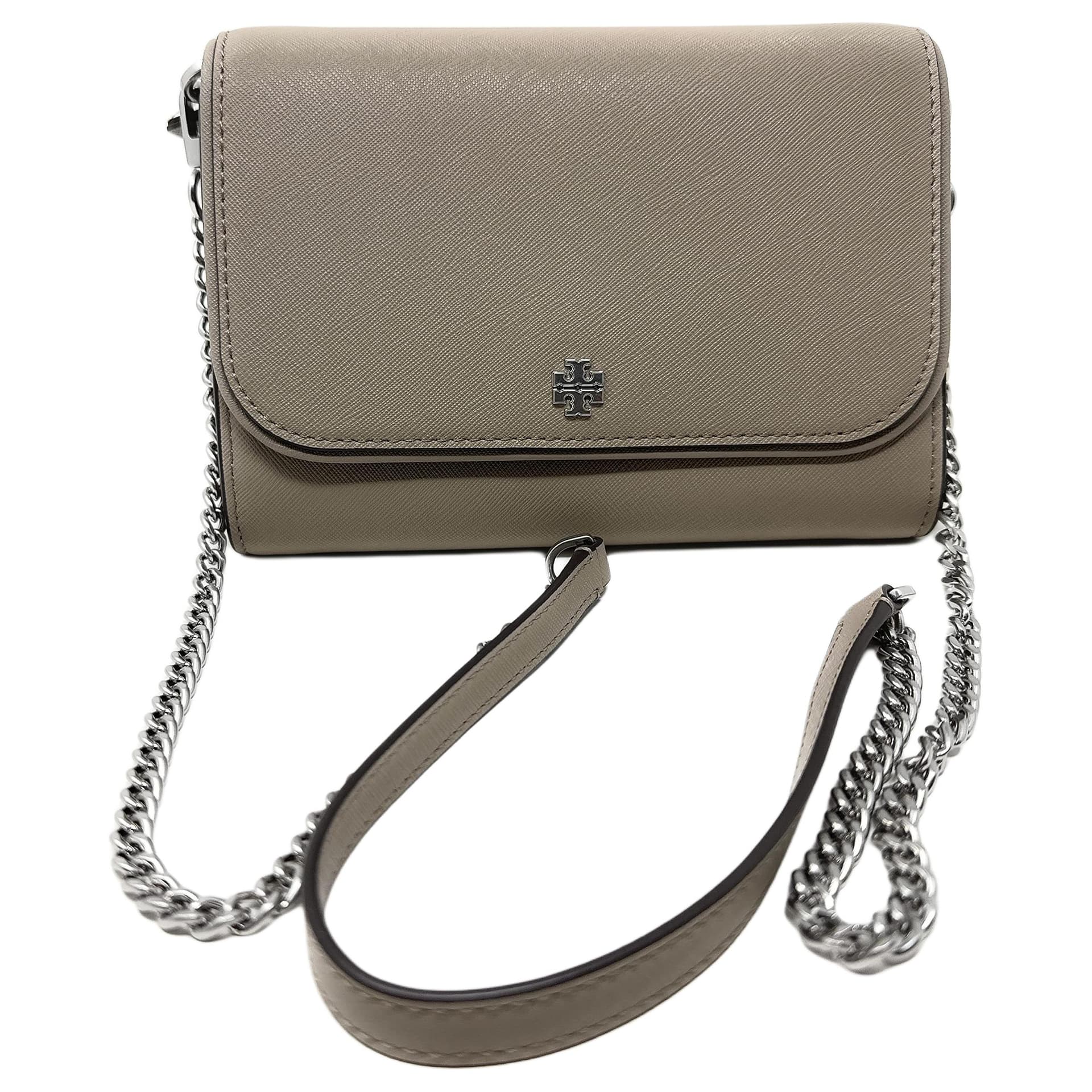 Сумка через плечо Tory Burch Emerson Кожа Сумка через плечо Женская Серый Мел - изображение 2