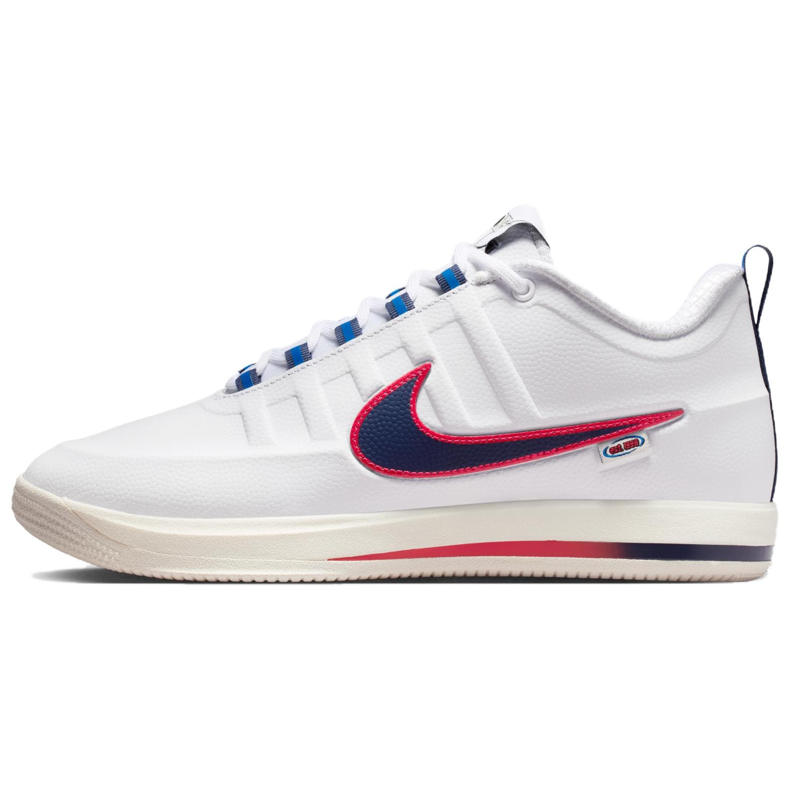 Кроссовки для баскетбола Nike Book 2 Отскок Сцепление Баскетбольные кроссовки Мужской Белый Красный - изображение 1