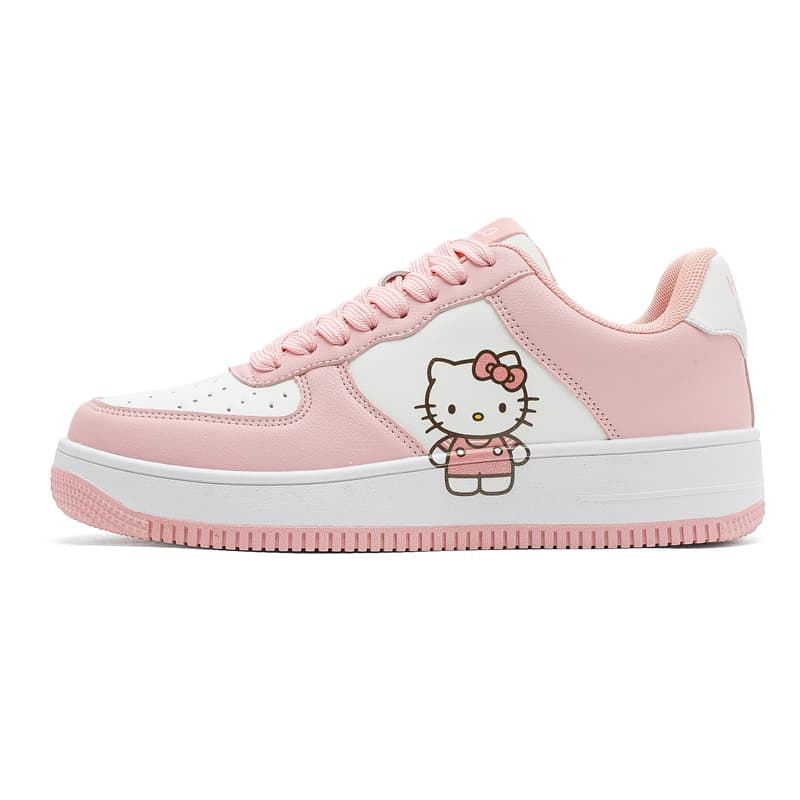 Кроссовки Sanrio Противоскользящая Износостойкая Дышащая Низкая Обувь для Скейтбординга Женская Розовая - изображение 1