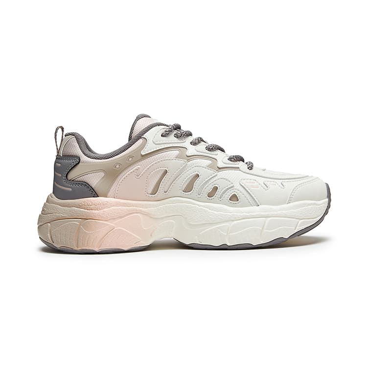Кроссовки Champion Low Top массивные кроссовки женские Молочно-белый Бархат Светло-коричневый - изображение 2