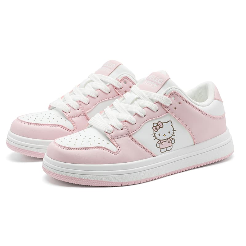 Кроссовки Sanrio Противоскользящая Износостойкая Легкая Дышащая Увеличивающая высоту Низкие Кеды для Скейтбординга Женские - изображение 2