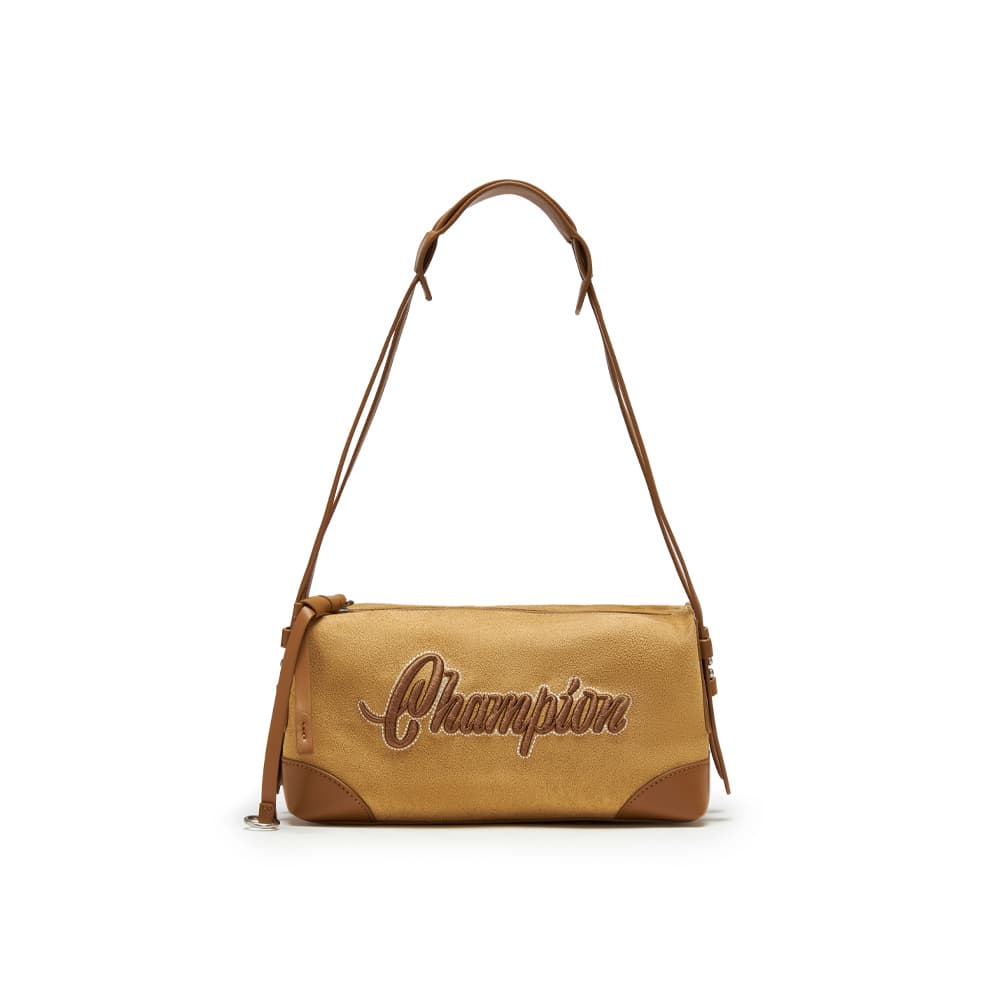 Сумка через плечо Champion Синтетическая кожа Crossbody сумка Стандартная (Standard) Унисекс Темно-серый Светло-коричневый - изображение 1