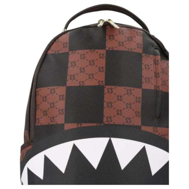 Рюкзак SPRAYGROUND ПВХ (поливинилхлорид) Рюкзаки Унисекс Коричневый и Черный - изображение 4