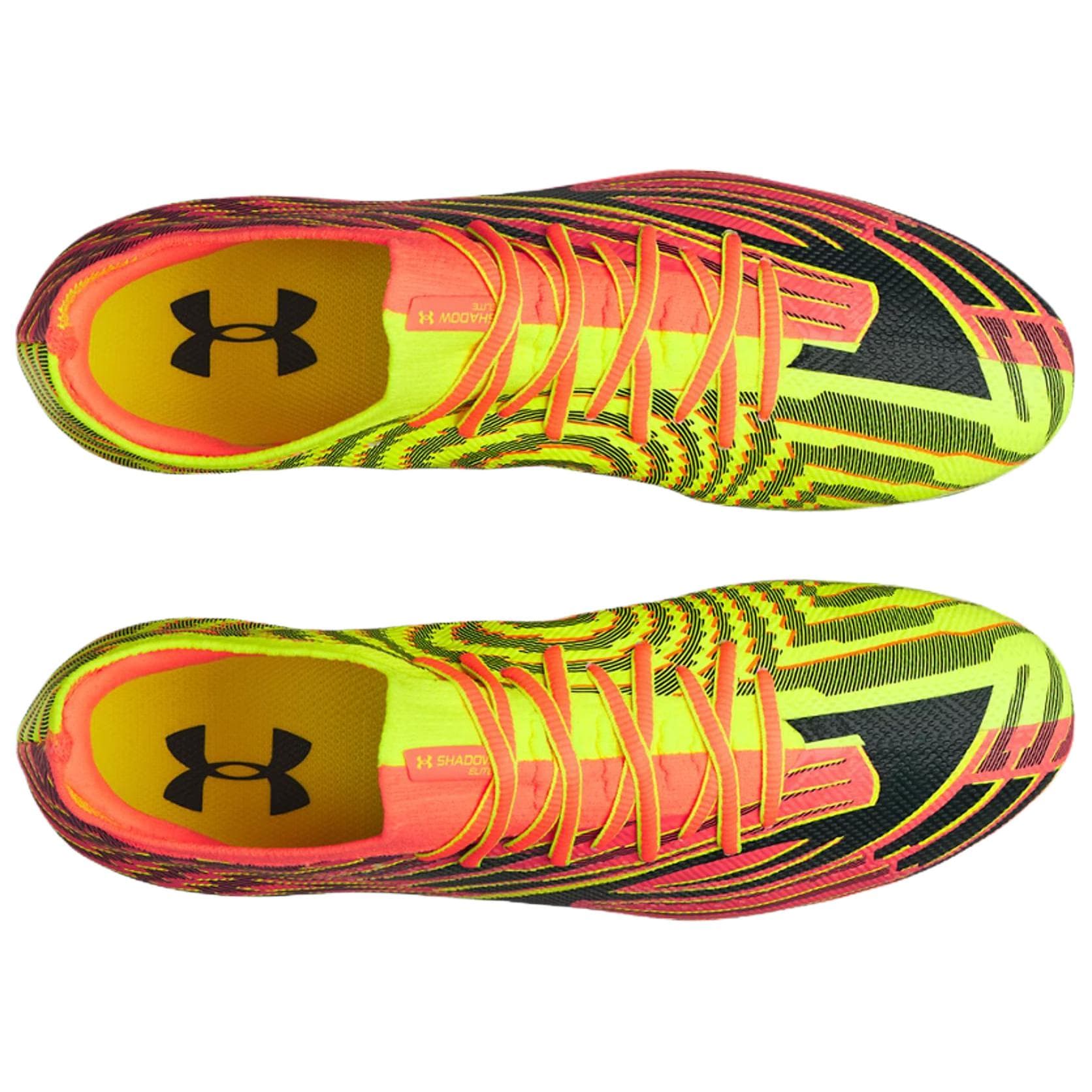Кроссовки для футбола Under Armour Футбольные бутсы Мужские Розовые Желтые - изображение 4