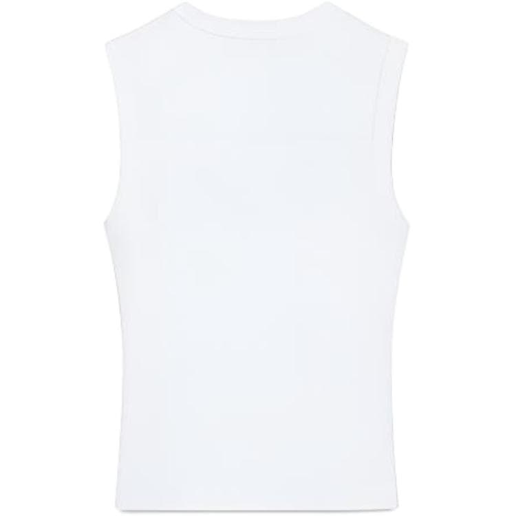 Майка ZARA Белый Женские Майки - изображение 2