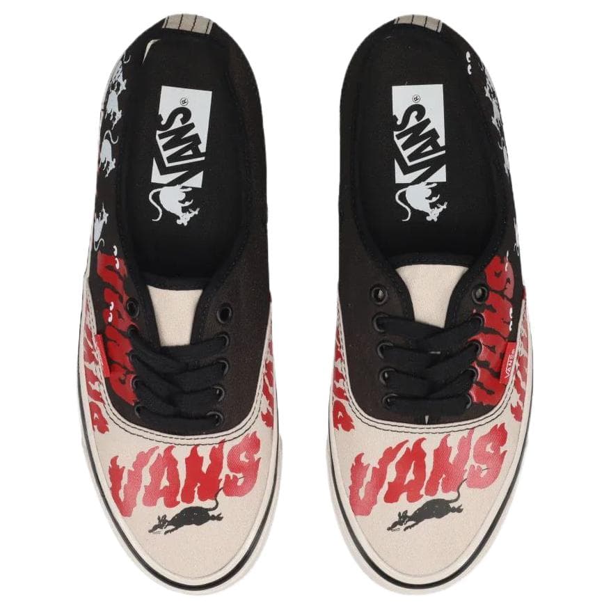 Кроссовки Vans Authentic 44 Скейтборд Обувь Унисекс Черный бежевый - изображение 4