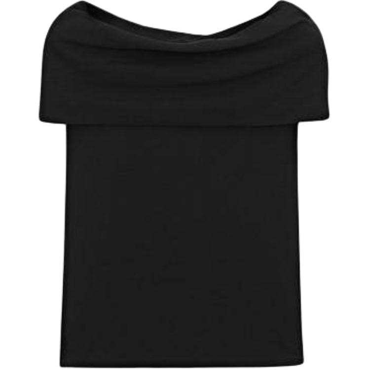 Футболка Massimo Dutti Черные Женские T-рубашки - изображение 2
