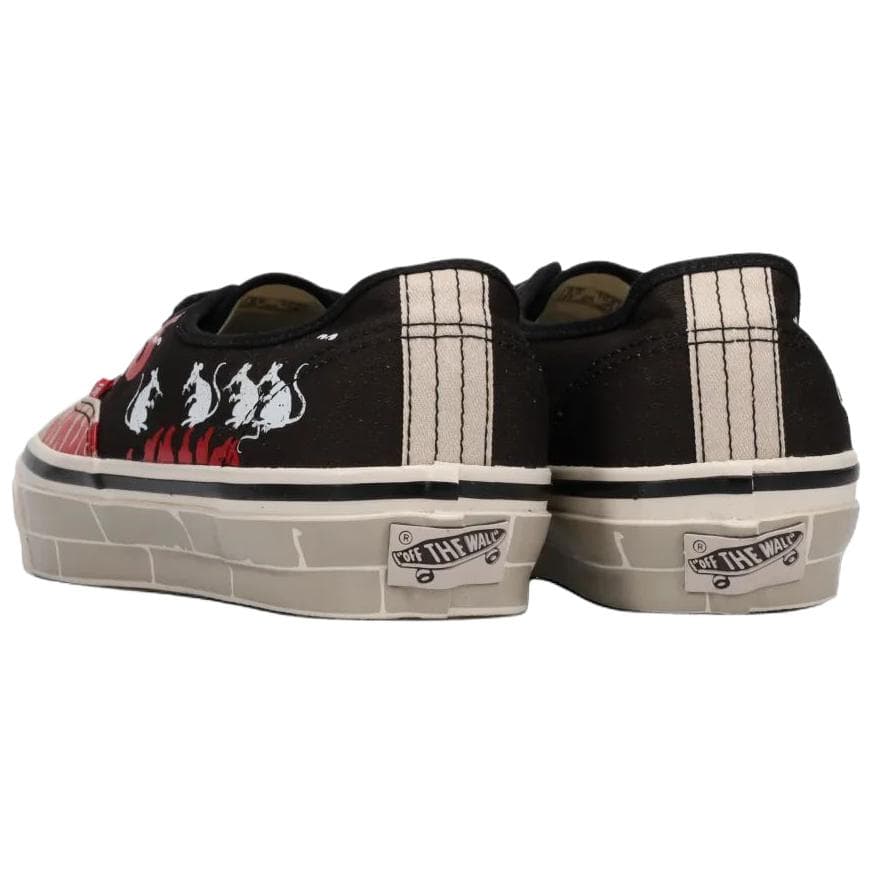 Кроссовки Vans Authentic 44 Скейтборд Обувь Унисекс Черный бежевый - изображение 3