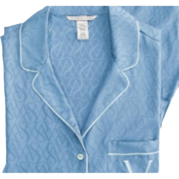Пижама Victoria's Secret Lounge Set Denim Blue - изображение 2