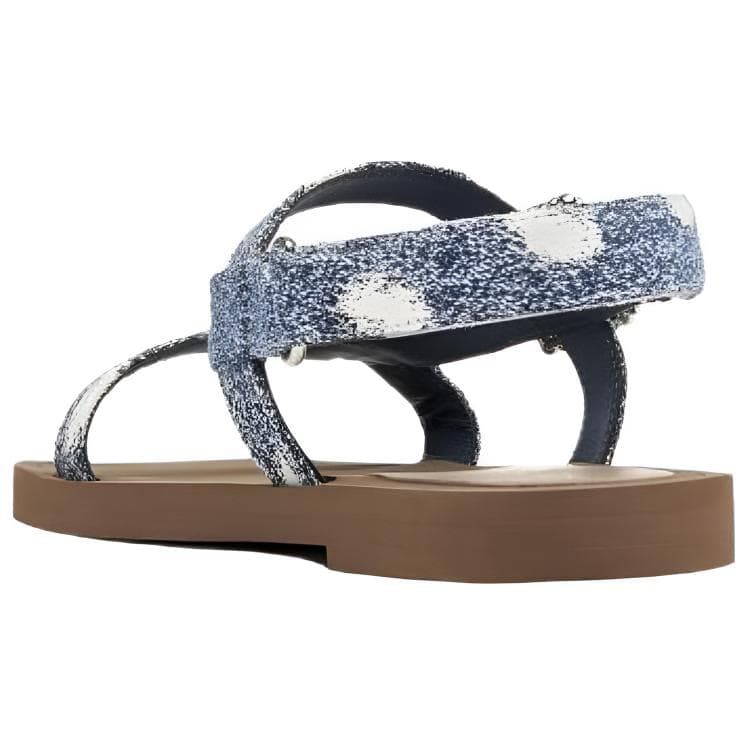 Шлёпанцы stuart weitzman SW CRYSTAL GEO Босоножки и сандалии на ремешке Женские Синий - изображение 4