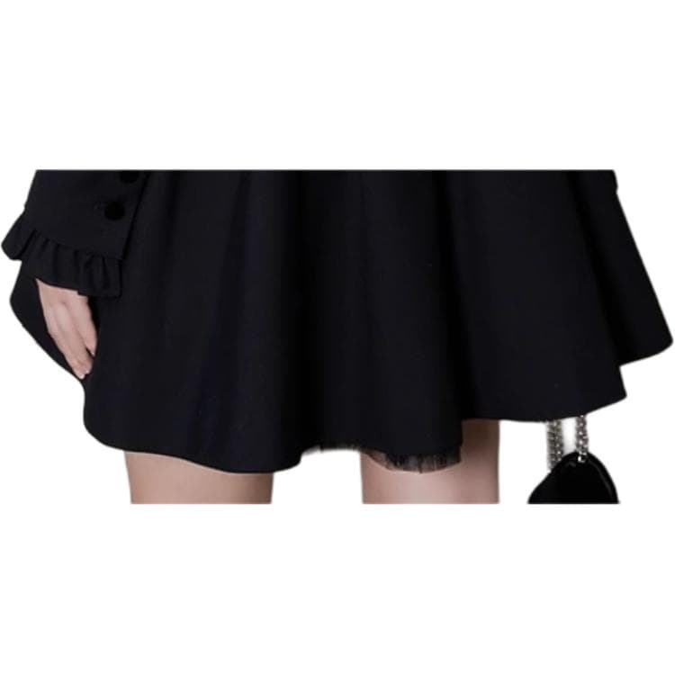 Платье JORYAweekend Длинный Sleeved Платье Женские Обсидиановый черный - изображение 6