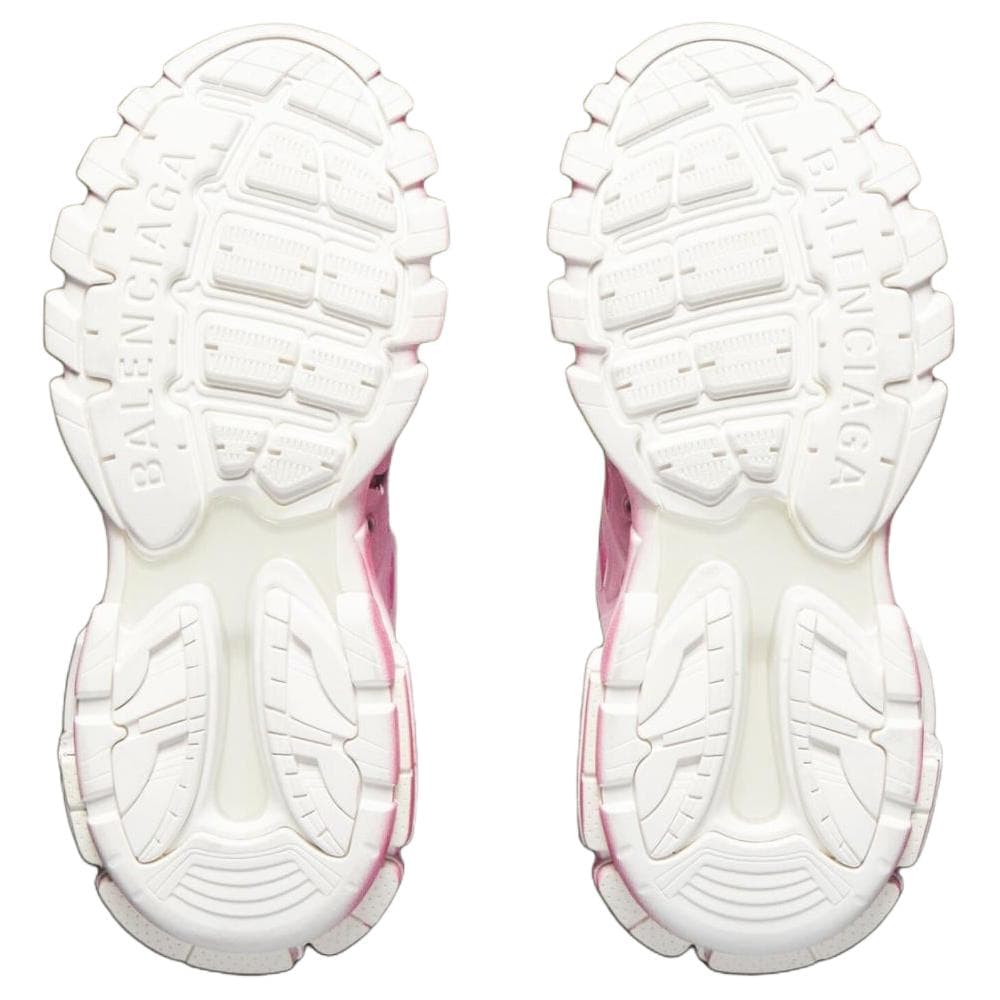 Кроссовки Balenciaga Track Stencil Low Top массивные кроссовки женские розовый и белый - изображение 5