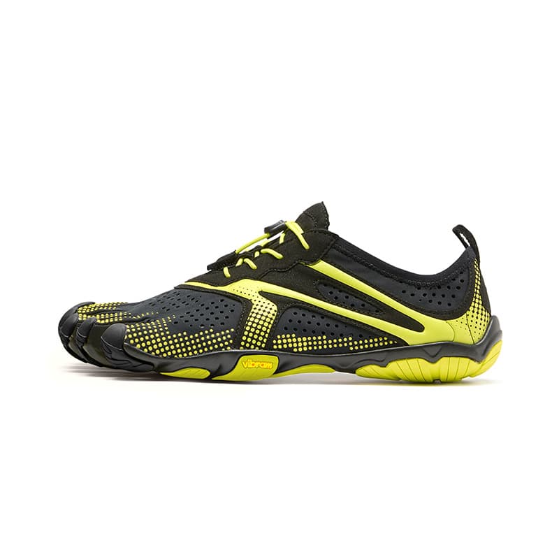 Кроссовки для спортзала Vibram V Run FIVE Fingers Обувь Низкий Верх Тренировочные Кроссовки Мужские Черный Лайм Зеленый - изображение 1