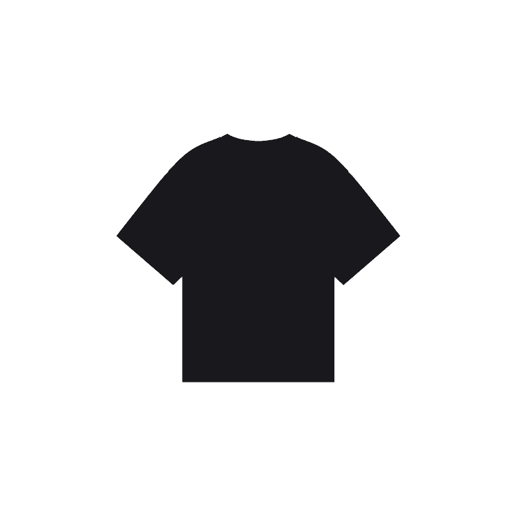 Футболка WE11DONE Короткий рукав T-рубашки унисекс черного цвета - изображение 2