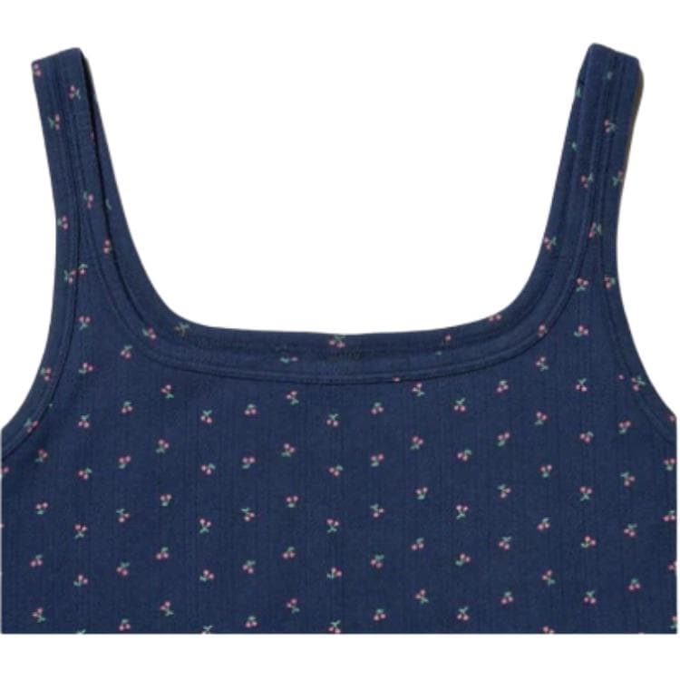 Майка UNIQLO Темно-синие женские майки - изображение 2
