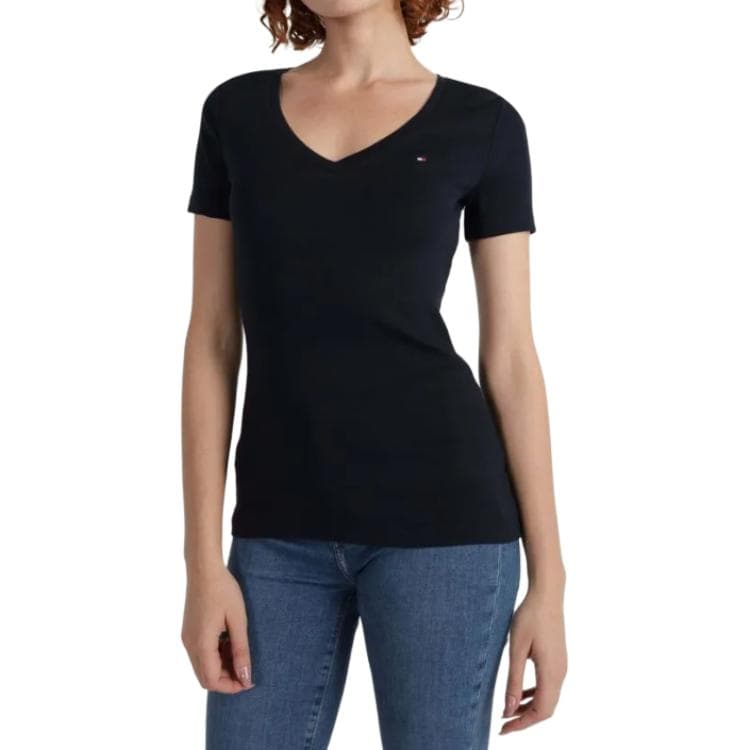 Футболка Tommy Hilfiger Favorite V-Neck T-Shirt LogoVT - изображение 4