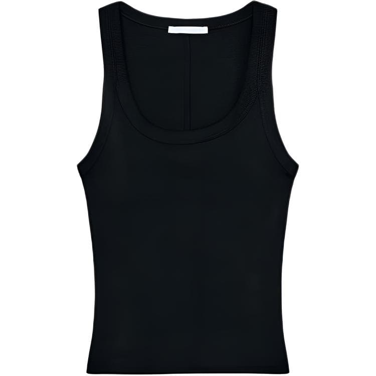 Майка ZARA Черные Женские Майки - изображение 1