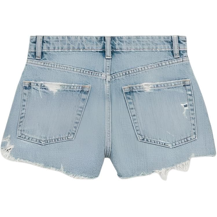 ZARA Trf Blue Women's Denim Shorts ZARA Trf Синий Женские Джинсовые Шорты - изображение 2