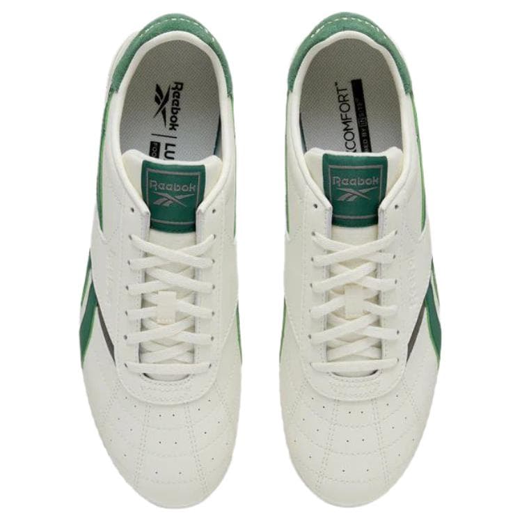 Кроссовки REEBOK Ace Дышащий Низкий Верх Повседневная Обувь Унисекс Белый Зеленый RE-ENTER The Scene Вернитесь с шагом - изображение 5
