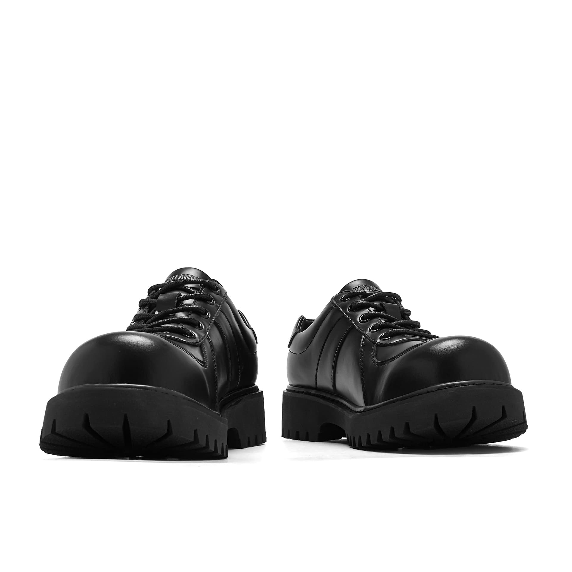Palladium Летний винтажный элегантный дерби лоферы на платформе 5см противоскользящие износостойкие дышащие универсальные повседневные городские кожаные туфли унисекс - изображение 3