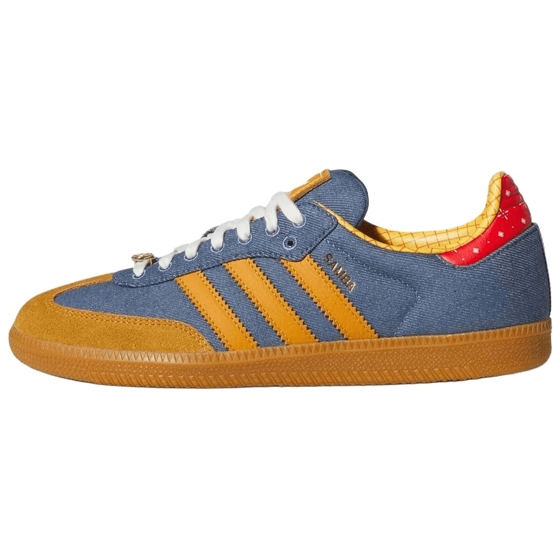 Кроссовки Adidas Originals x История игрушек Samba Low Топ Кеды немецкой армии (GAT) Унисекс Синий Желтый - изображение 1