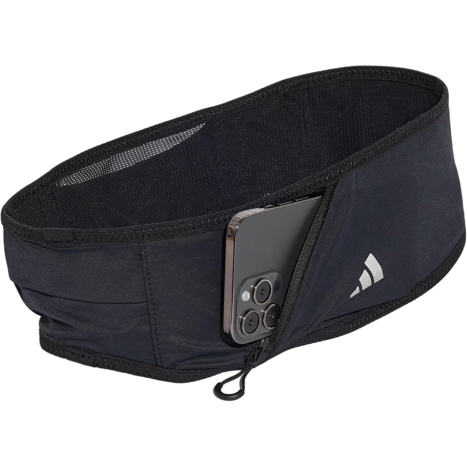 Поясная сумка Adidas Полиамидный нейлон Поясные сумки Обычный (стандартный) Унисекс Черный - изображение 4
