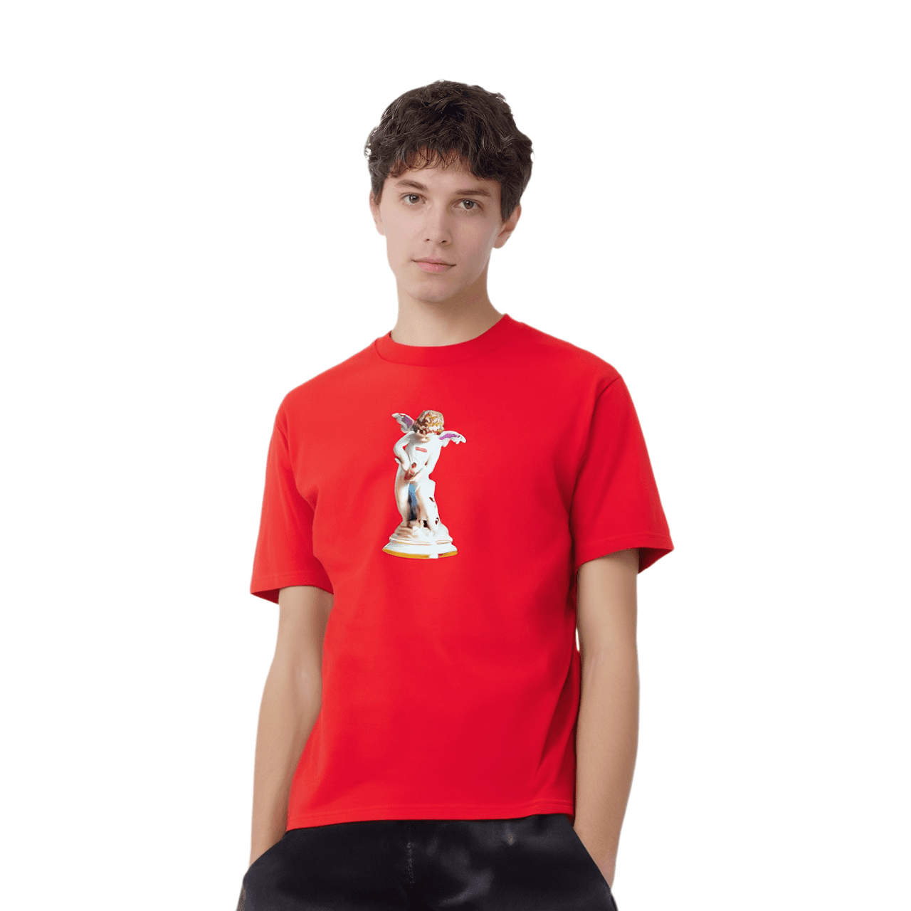 Футболка Supreme SS19 Cupid Tee Red - изображение 3