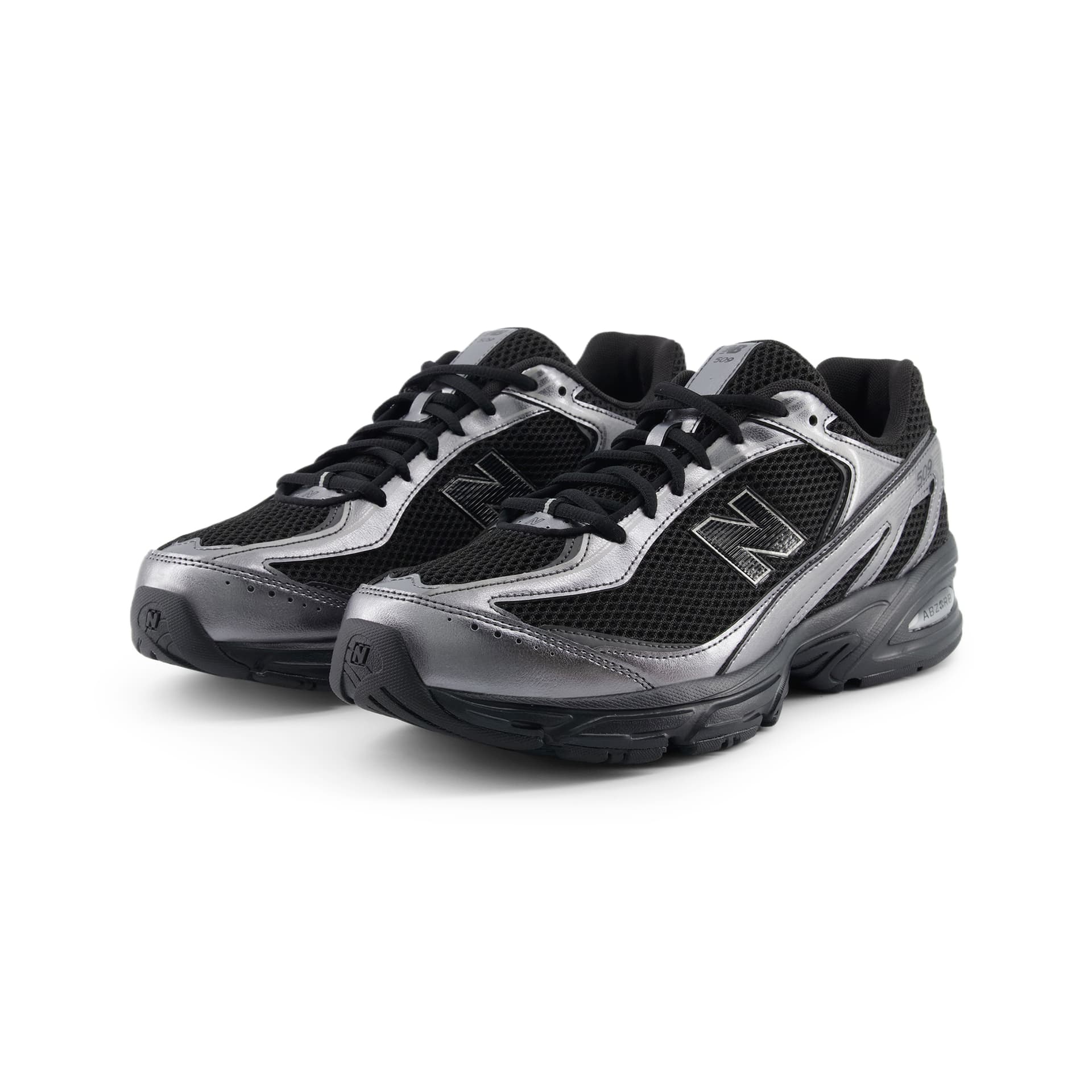 Кроссовки для бега New Balance NB 509 Беговые кроссовки MID Топ Черный Серебристый Унисекс - изображение 3