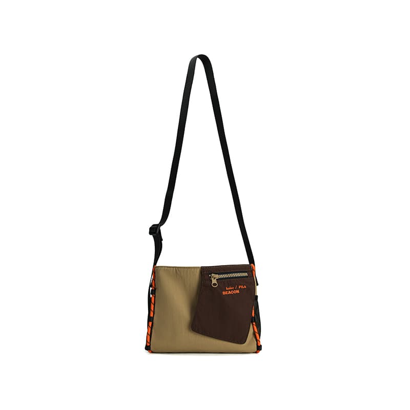 Сумка через плечо FILA Crossbody Bag Wheat Wave Gold Brown Unisex FILA Сумка через плечо Wheat Wave Золото Коричневый Унисекс - изображение 2