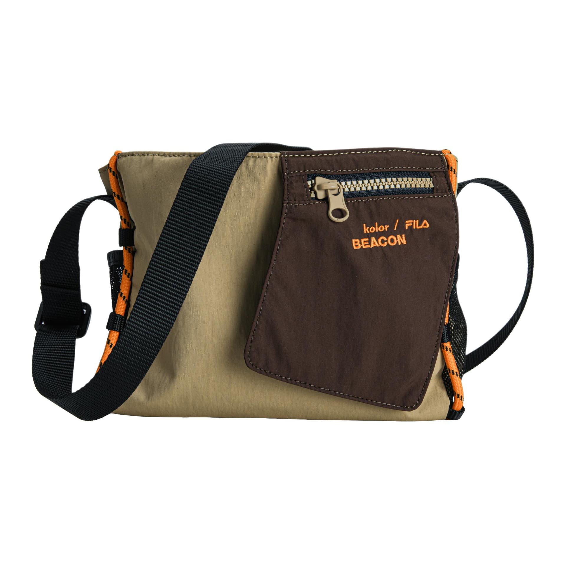 Сумка через плечо FILA Crossbody Bag Wheat Wave Gold Brown Unisex FILA Сумка через плечо Wheat Wave Золото Коричневый Унисекс - изображение 1