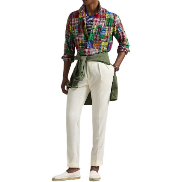 Рубашка Рубашка Polo Ralph Lauren Мужская Многоцветная - изображение 2