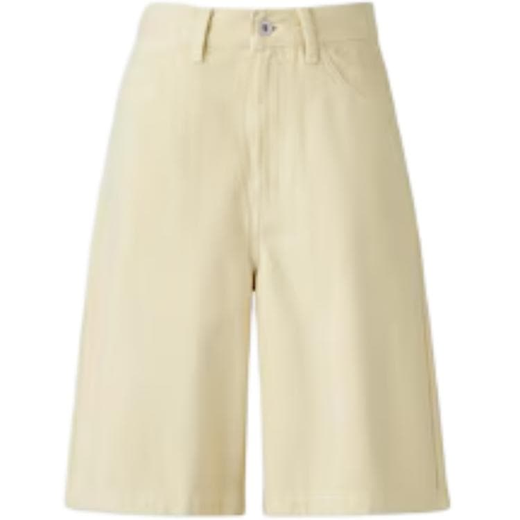 UNIQLO U SS25 Джинсовые шорты Женские Бежевый - изображение 3