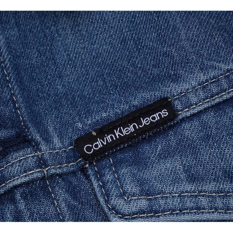 Джинсовая куртка CALVIN KLEIN Куртки и Пальто Мужские Синие - изображение 4