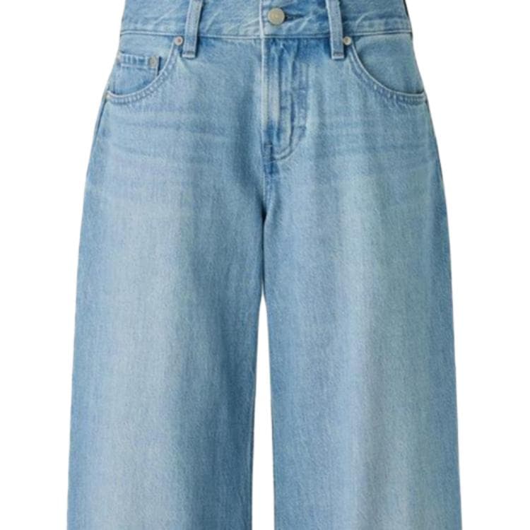 Джинсы UNIQLO C Королевский Синий Женские Джинсы - изображение 2