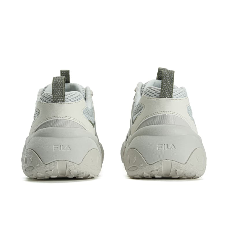 Кроссовки FILA FLUID 7 Противоскользящие Дышащие Легкие Увеличивающие Высоту Низкие массивные кроссовки Мужские Серый Белый - изображение 5