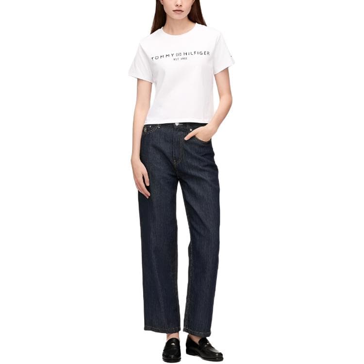 Футболка Tommy Hilfiger NEAT WHITE C-NK SS T - изображение 3